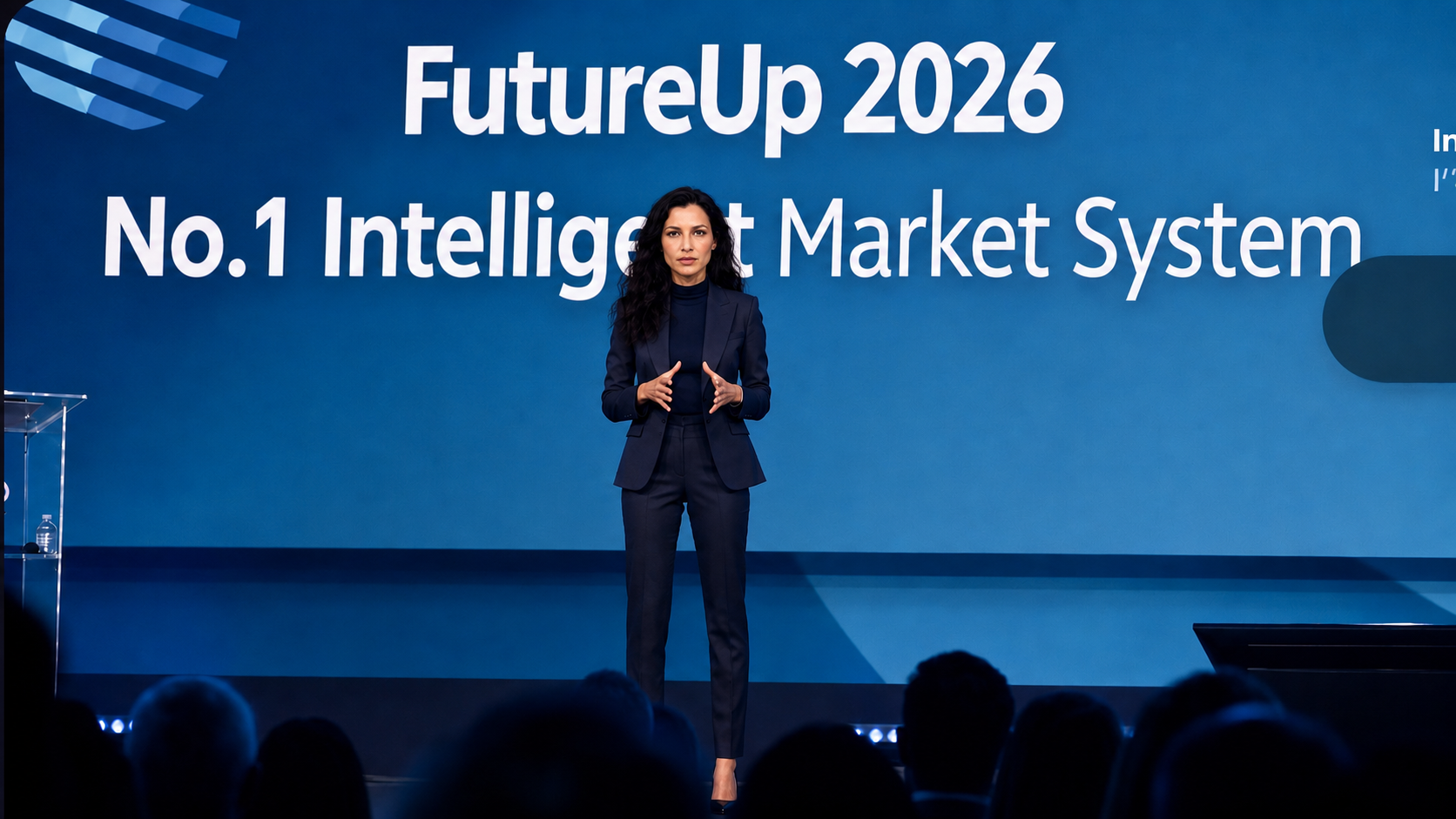 Karolina Kaczmarek speaking at FutureUp 2026