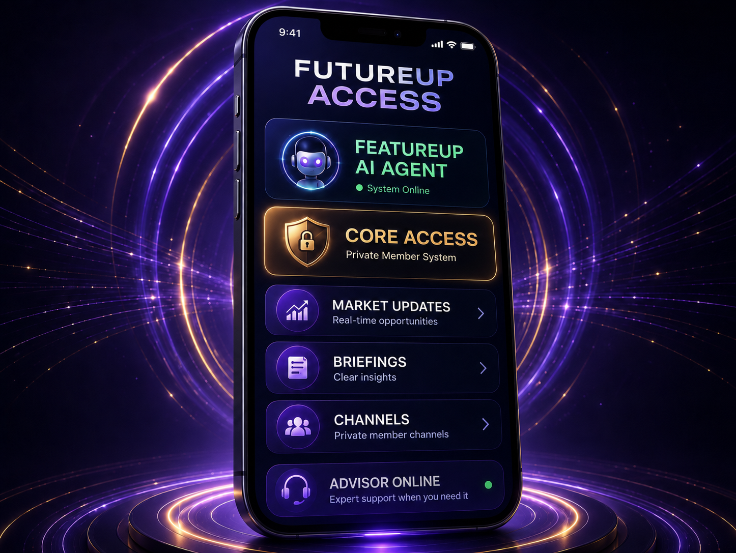 FutureUp closed member access environment